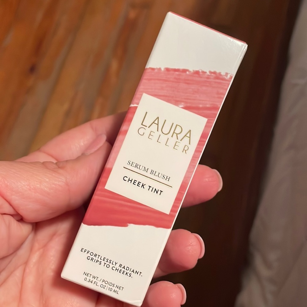 NIB Laura Geller serum blush cheek tint. Refreshing Rose.